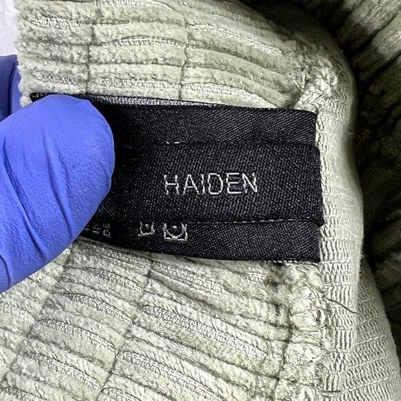 Buffalo David Bitton Mens L Sage Green Corduroy Haiden Shorts Summer Minimalist - Picture 13 of 16